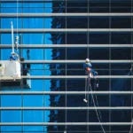 how to clean high window with birds poop