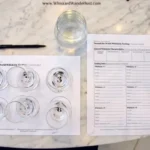 whiskey blind tasting sheet